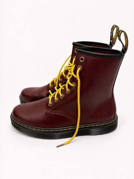Dr. Martens Shoes - Dr. Martens Zavala Burgundy Leather Boots Women’s US 7 UK 5 EU 38